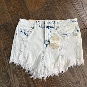 NWT Altar'd State Women's Denim Shorts Size 25